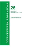 Code of Federal Regulations Title 26, Volume 18, April 1, 2015: (English)