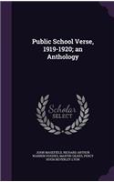 Public School Verse, 1919-1920; An Anthology