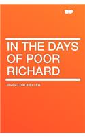 In the Days of Poor Richard