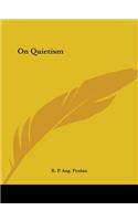 On Quietism