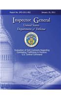 Evaluation of DoD Contracts Regarding Combating Trafficking in Persons: U.S. Central Command: Report No. SPO-2011-002
