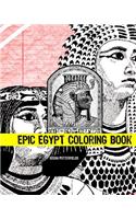 Epic Egypt Coloring Book: (English)