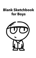 Blank Sketchbook for Boys