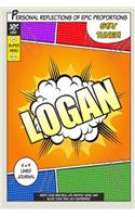 Superhero Logan: A 6 x 9 Lined Journal