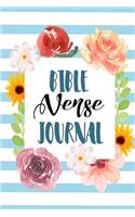 Bible Verse Journal: Blank Prayer Journal