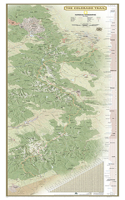 National Geographic Colorado Trail Wall Map - Laminated (18 X 48 In)