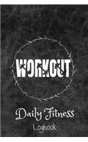 Workout Daily Fitness Logbook