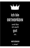 Notizbuch für Orthopäden / Orthopäde / Orthopädin