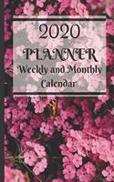 2020 Planner Weekly and Monthly Calendar