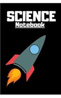 Science Notebook - Rocket Journal / Diary: 6x9" 120 Page Blank lined Note book.