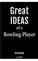 Notebook for Bowling Players / Bowling Player