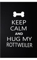 Keep Calm And Hug My Rottweiler