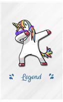 Legend A5 Lined Notebook 110 Pages