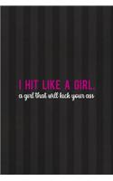 I Hit Like A Girl. A Girl That Will Kick Your Ass