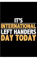It's International Left Handers Day
