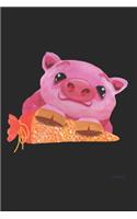 Pig School Notebook: Graph Paper Journal 6x9 - 120 Pages