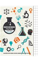 Graph Notebook Paper For Kids: Blank Grid Paper Journal For Math, Drawing, Science & Sketching: Large Grid Notebook For Creative & Smart Kids(2 Graph Composition Notebooks)