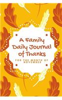 A Family Daily Journal of Thanks