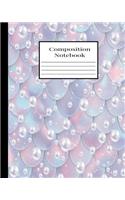 Composition Notebook: Mermaid Pearls Purple(1 Composition Notebooks)