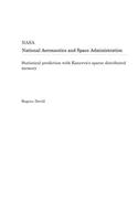 Statistical Prediction with Kanerva's Sparse Distributed Memory