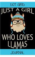 Llama Dot Grid Journal