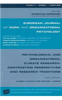 Psychological and Organizational Climate Research: Contrasting Perspectives and Research Traditions