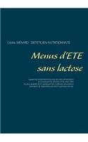 Menus d'été sans lactose