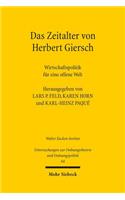 Das Zeitalter Von Herbert Giersch