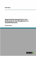 Organisationsentwicklung in ihrer Bedeutung für das Management im Gesundheitswesen: (German)
