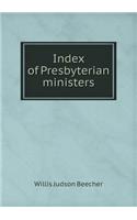 Index of Presbyterian Ministers