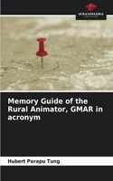 Memory Guide of the Rural Animator, GMAR in acronym