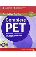 Complete PET for Spanish Speakers Workbook without Answers with Audio CD