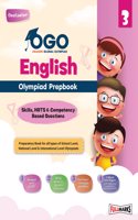 Full Marks Olympiad Prepbook / Guide English Class 3 with Practice and Previous Years' Skill-Based Questions with 2 mock papers for 2024 - 2025 Exams