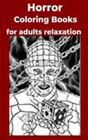 Horror Coloring Books for adults relaxation