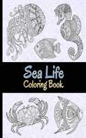Sea Life Coloring Book