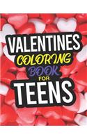 Valentines Coloring Book For Teens