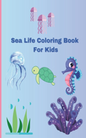 Sea Life Coloring Book