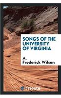 Songs of the University of Virginia