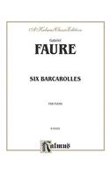 FAURE 6 BARCAROLES PA
