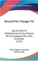 Recueil Des Voyages V6