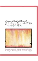 Messages to the Legislature and Proclamations of Emanual L. Philipp, Governor, 1915-1921