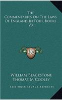 The Commentaries On The Laws Of England In Four Books V3