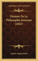 Histoire De La Philosophie Ionienne (1842)