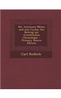 Der Astronom Meton Und Sein Cyclus