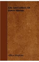 Life And Letters Of James Hinton.