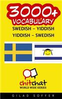 3000+ Swedish - Yiddish Yiddish - Swedish Vocabulary