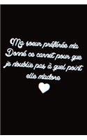 Ma soeur préférée m'a Donné ce carnet pour que je n'oublie pas à quel point elle m'adore