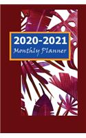 2020 Monthly Planner/Calendar -Solid color drawing Monthly Planner