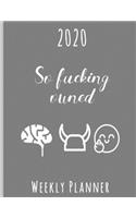 2020 So Fucking Owned Weekly Planner