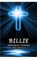 Billie Sermon Notes Journal